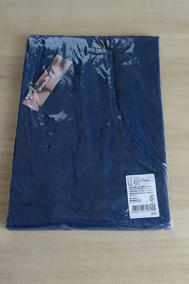 リトアニア製　Linne　リネン/麻　キッチンエプロン NV