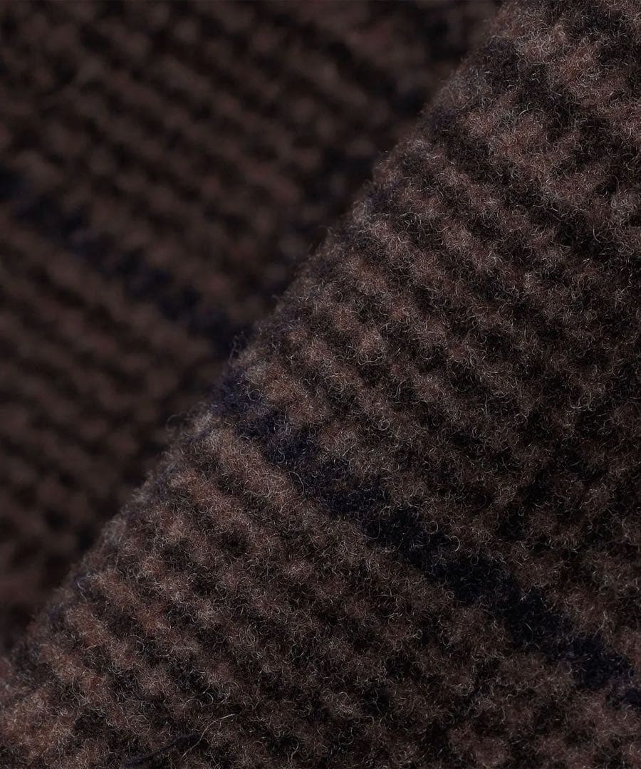 SHIPS 『新品☆ホロウ ウール ステンカラーコート ブラウン』Lサイズ