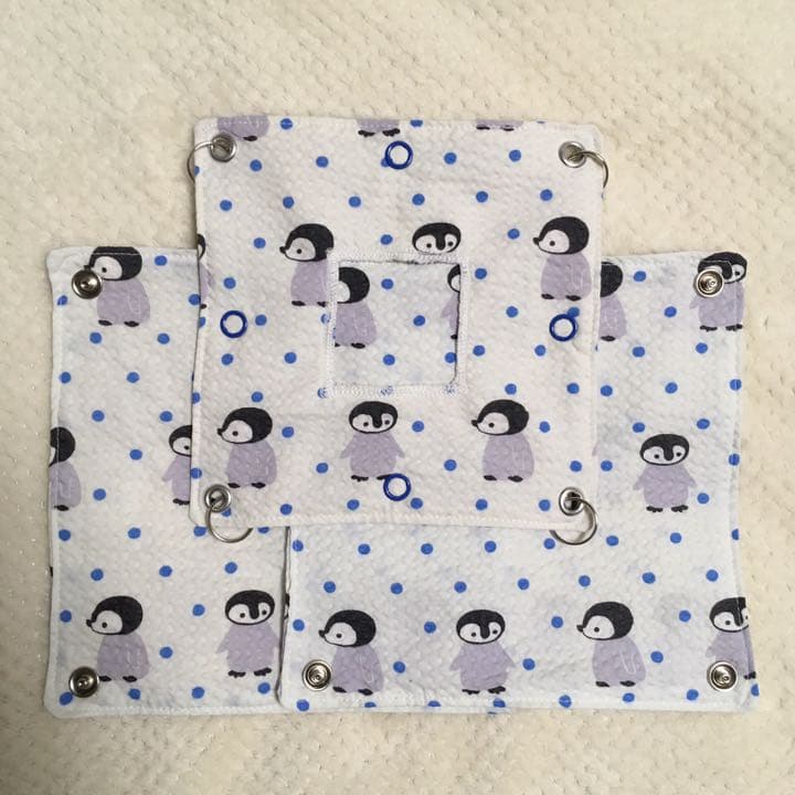 モモンガハウス(ペンギン柄)夏仕様  涼しい夏生地を使用❗️1550円