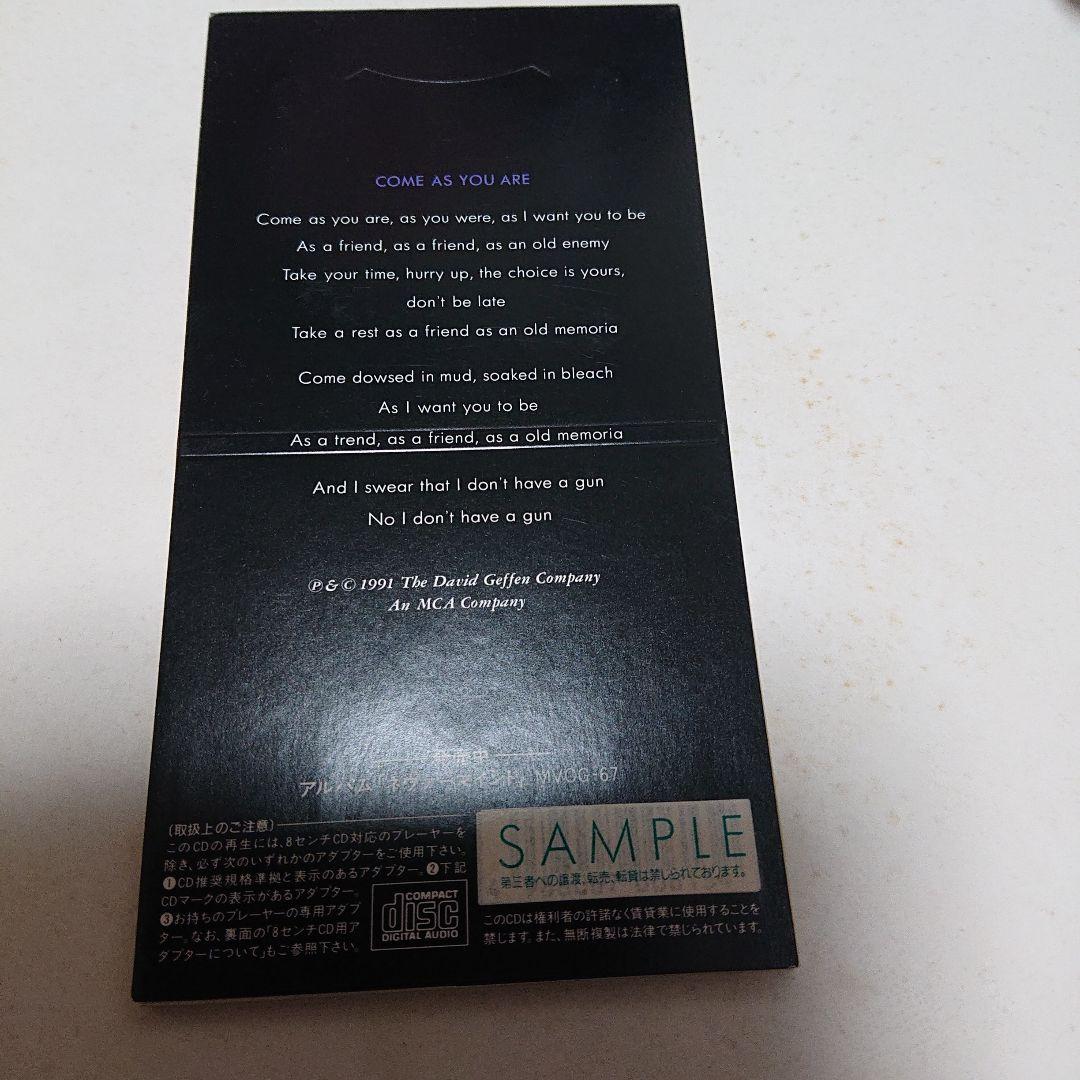 【激レア！見本盤】NIRVANA ニルヴァーナ/come as you are