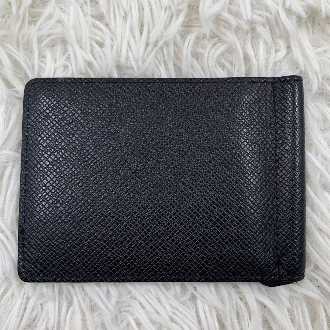 【✨美品✨】 ルイヴィトン マネークリップ タイガ ブラック RFID搭載
