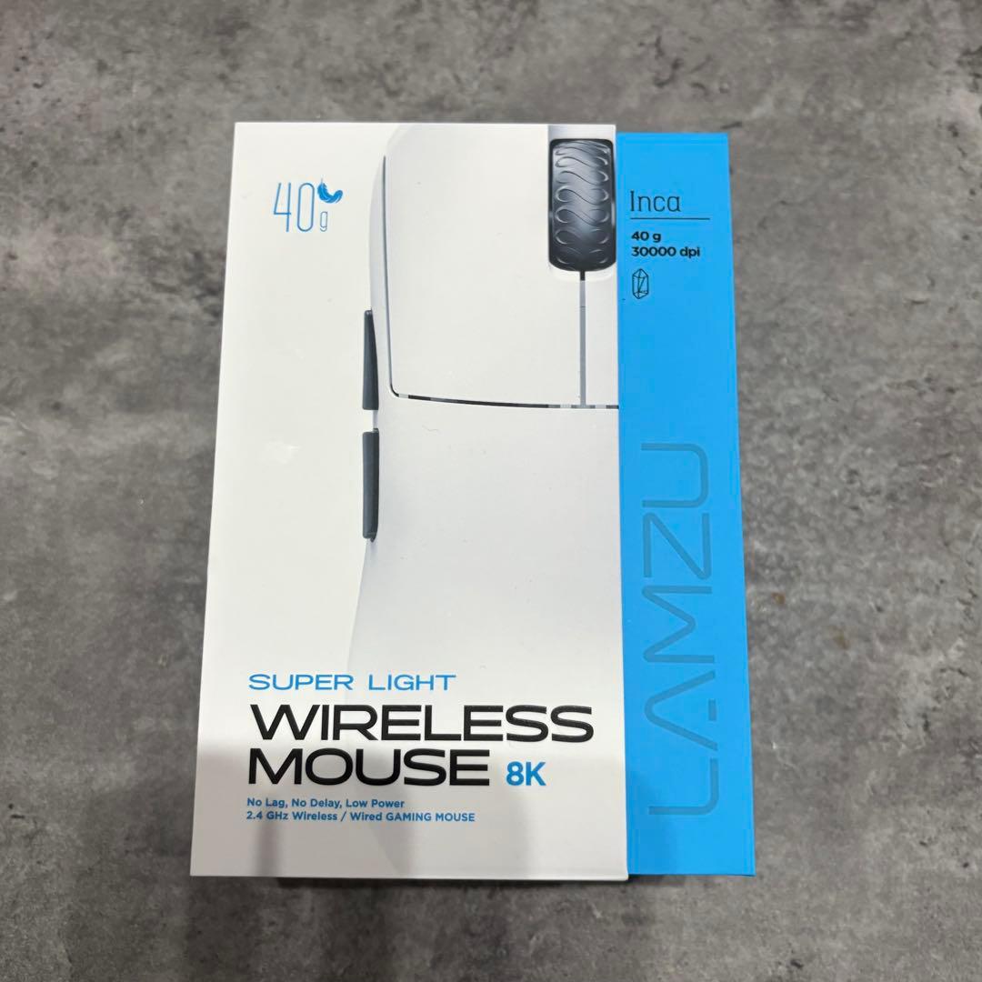 LAMZU Inca ワイヤレスマウス 8000dpi 40g