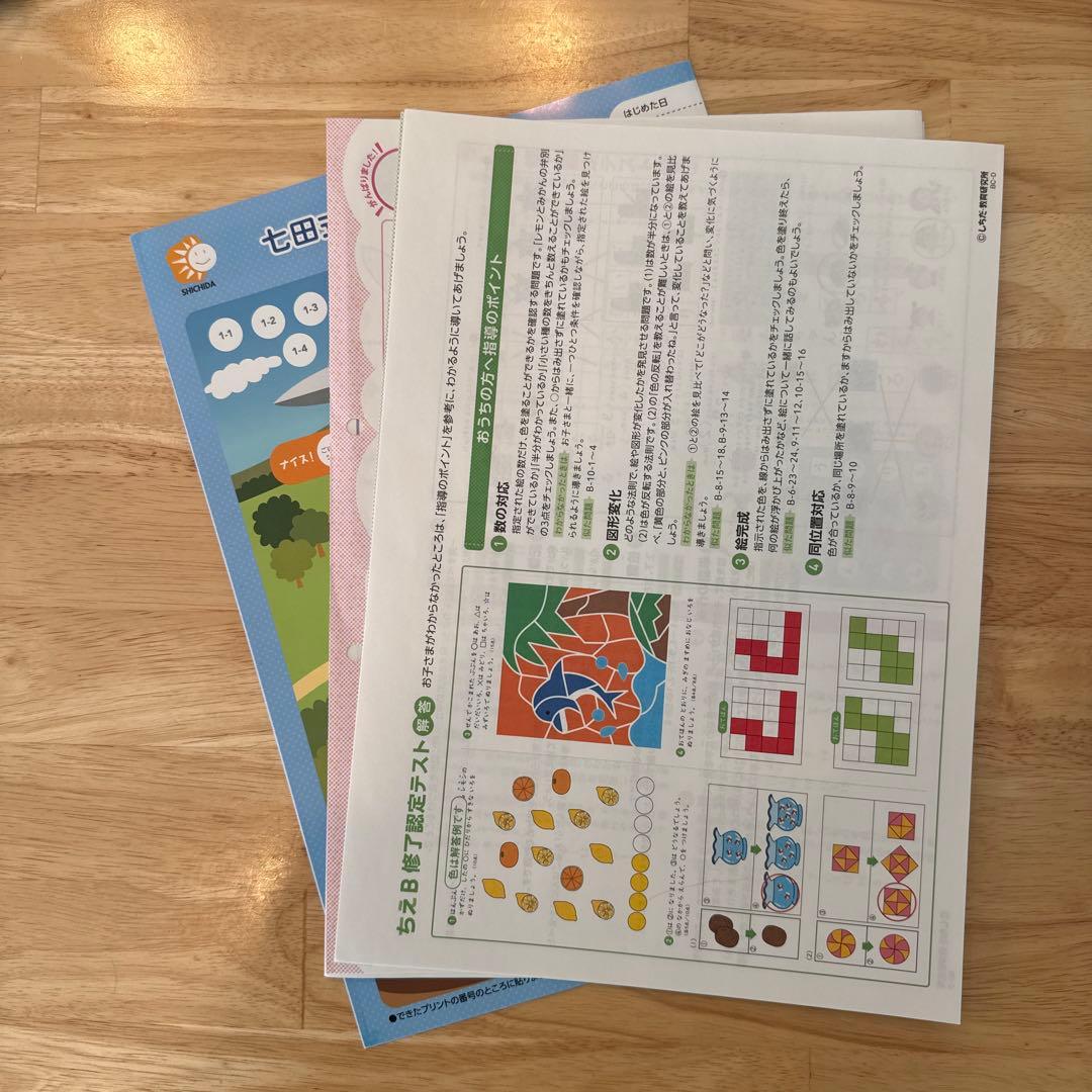 【未記入】七田式 プリントB フルセット　しちだ式