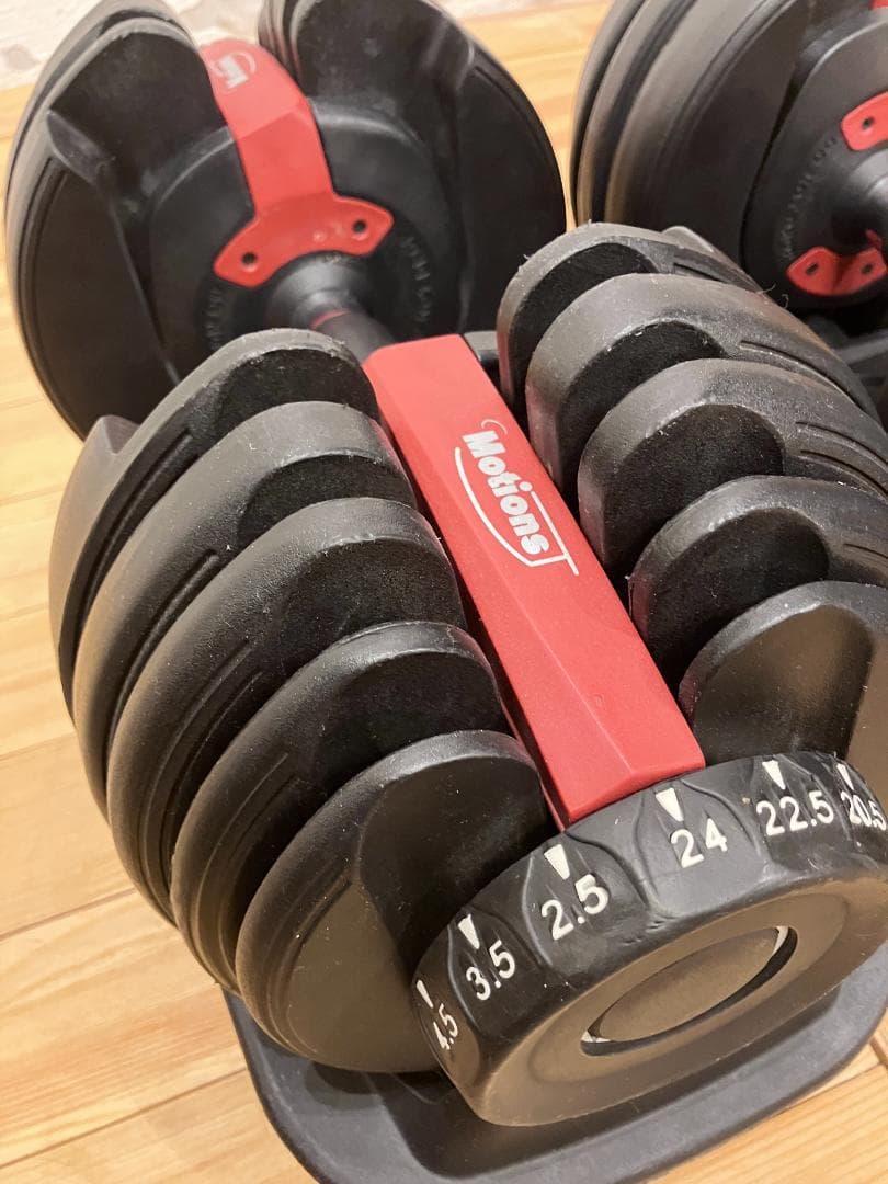 値下げ中❗️[Motions]可変式ダンベル 2個セット