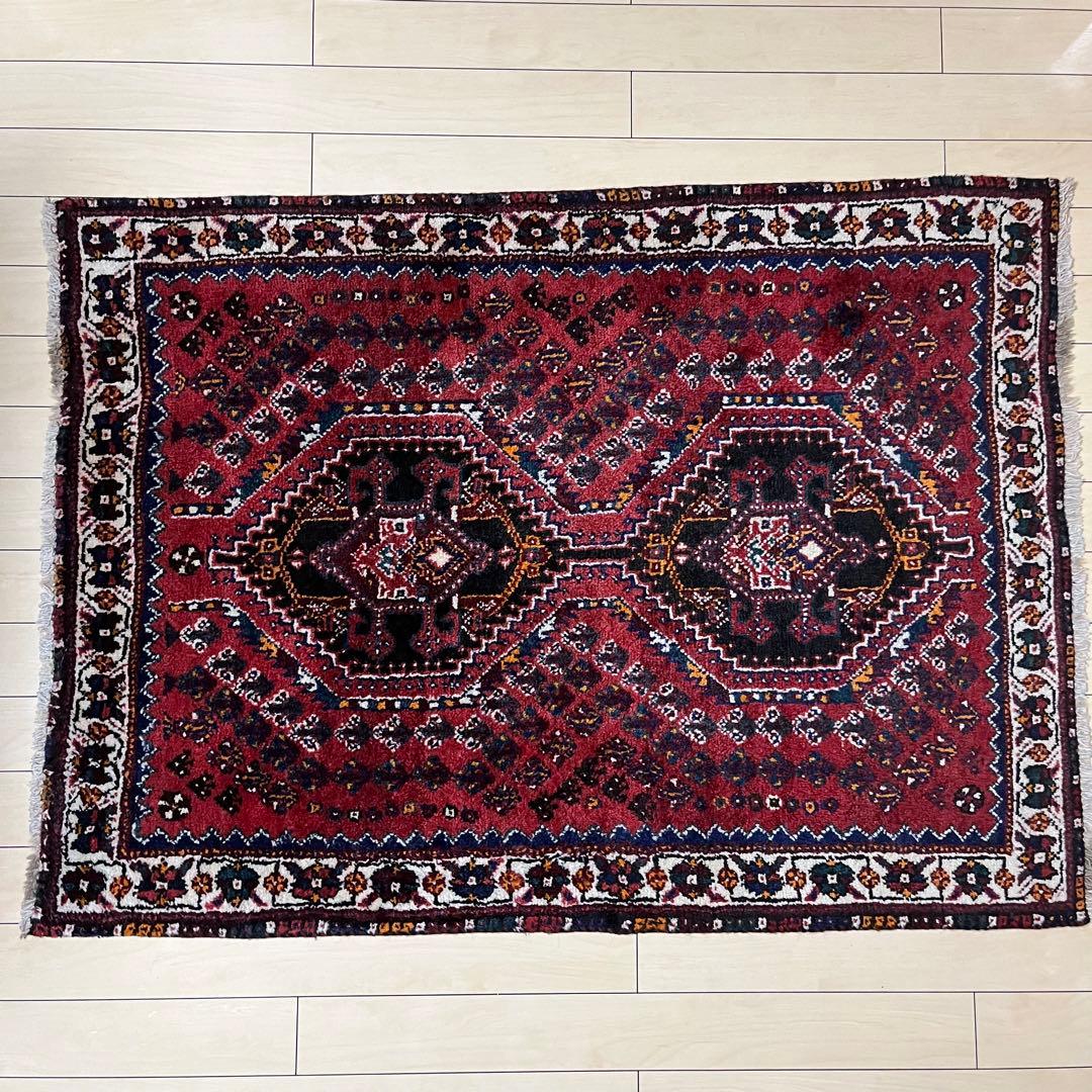 シラーズ　トライバル　ラグ　142×104