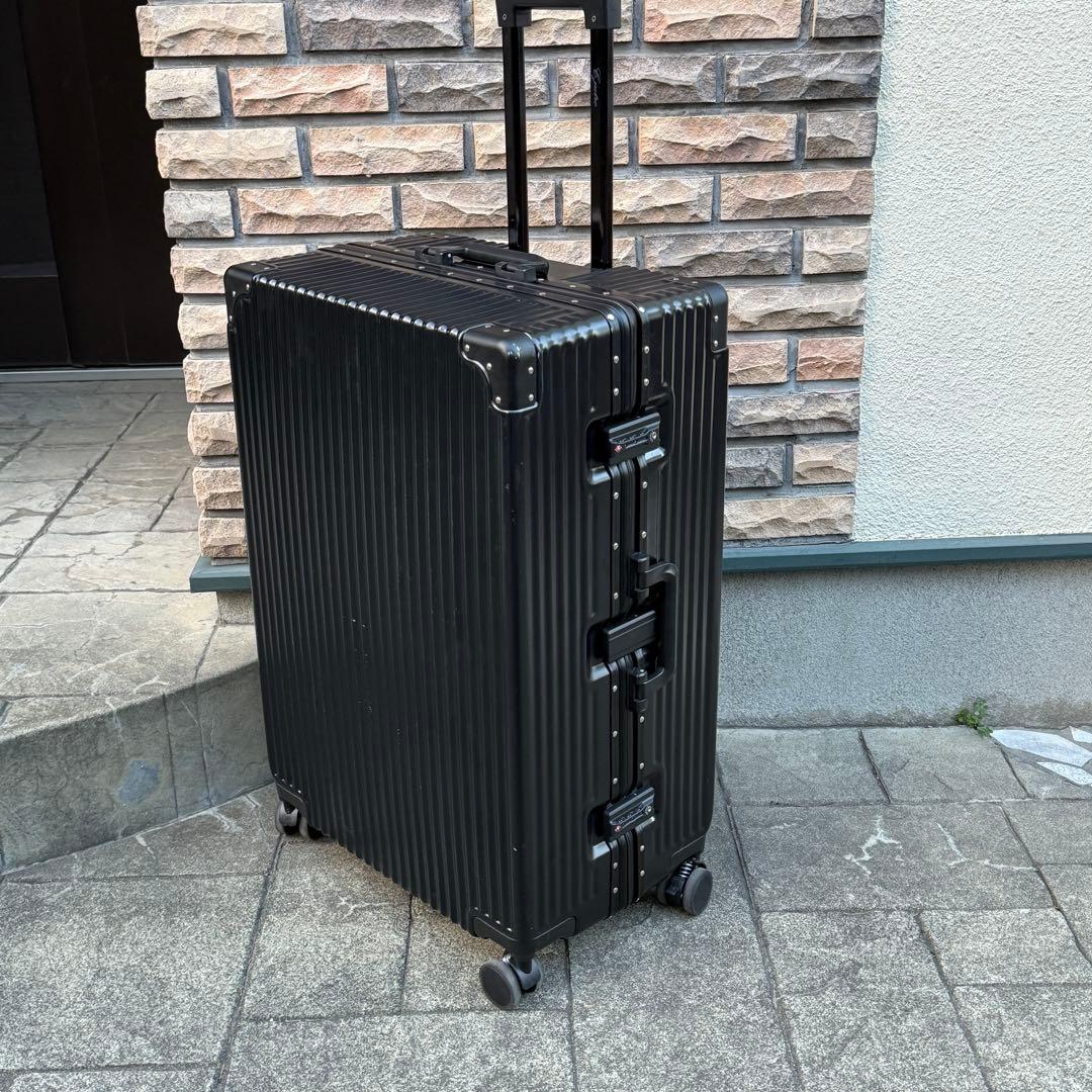 C.jutro スーツケース 90L 大型 ブラック キャリーケース