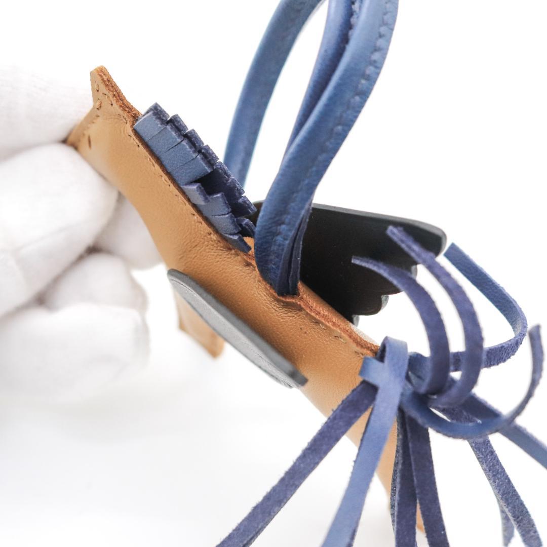 【極美品】エルメス ロデオPM ペガサス チャーム ブラウン 黒 ネイビー Z刻