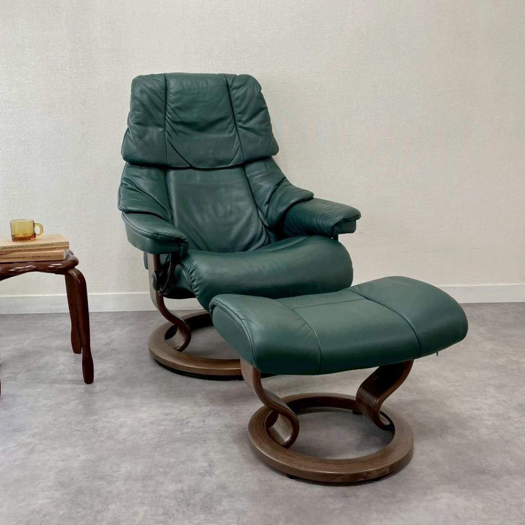 EKORNES エコーネス ストレスレス レノ M 本革 リクライニングチェア