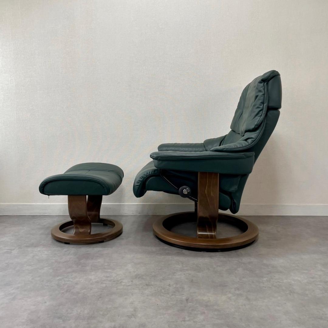 EKORNES エコーネス ストレスレス レノ M 本革 リクライニングチェア