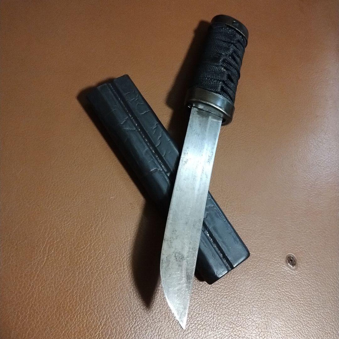残欠刀 合法サイズに切断済 アウトドア、工作ナイフに　キャンプなど