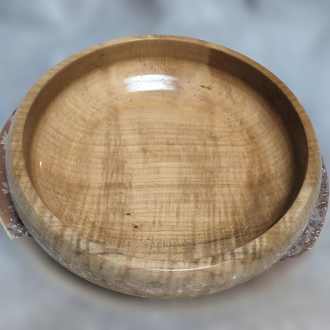 木製の丸皿 中サイズ
