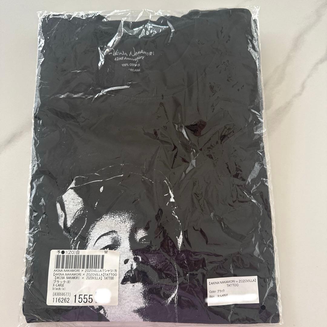 【新品・未開封】中森明菜 ZOZO 完全受注 限定 TシャツTATOO XL
