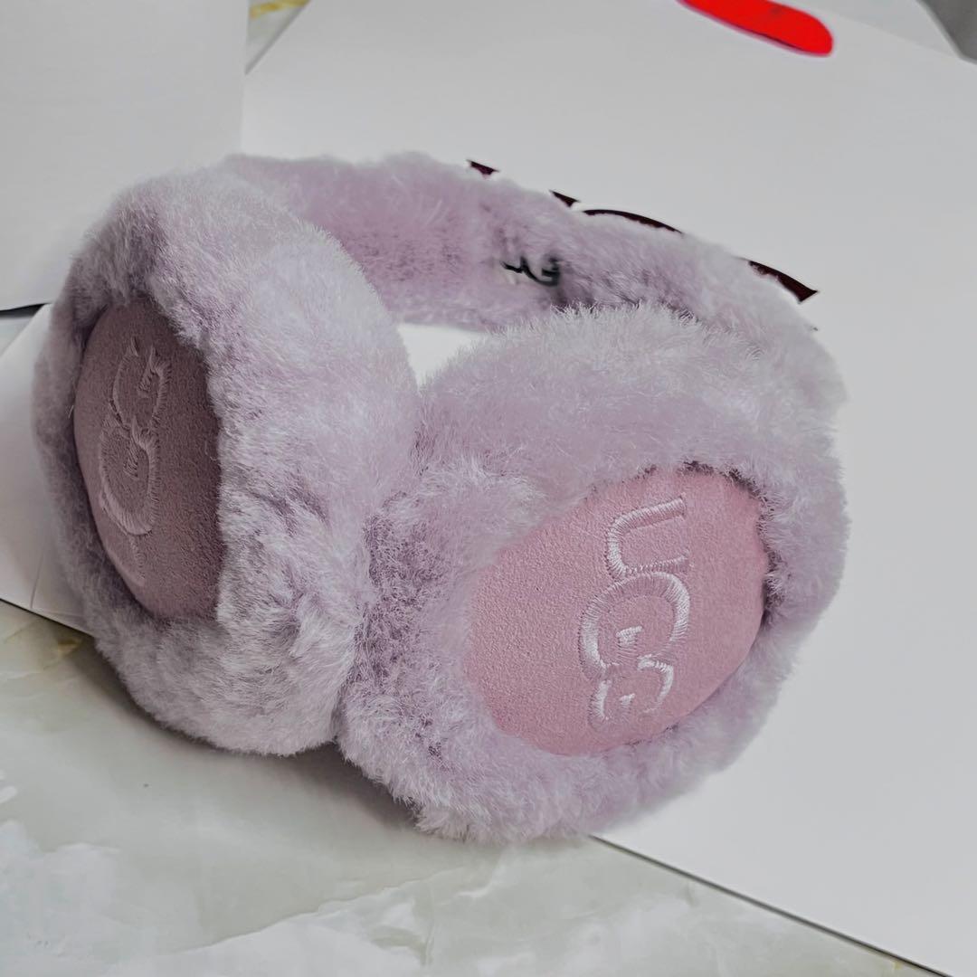 【新品未使用】UGG ライラック　シープスキン イヤマフ　イヤーマフラー　05