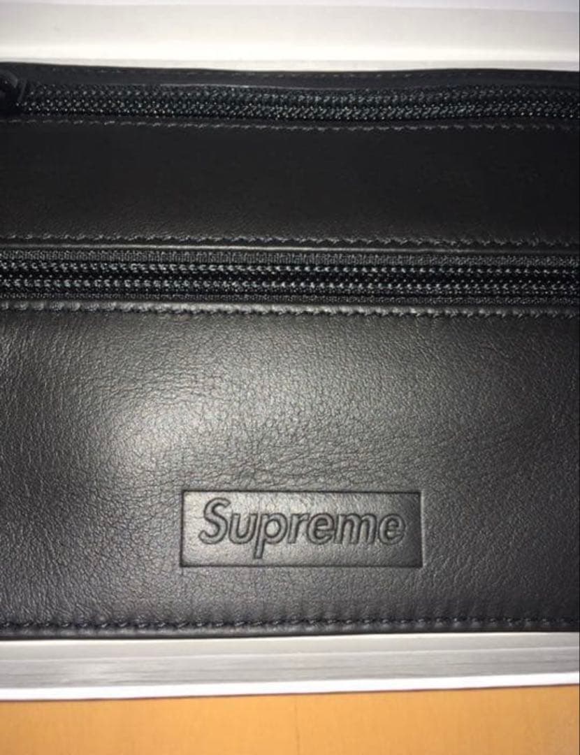 希少 Supreme Leather Waist/シュプリーム ポーチ