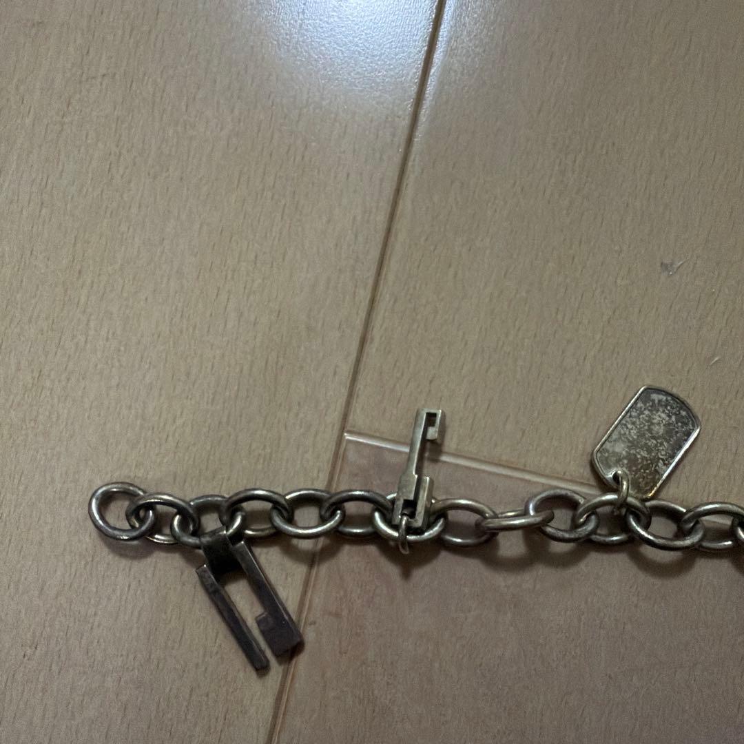 グッチシルバー チェーンブレスレット