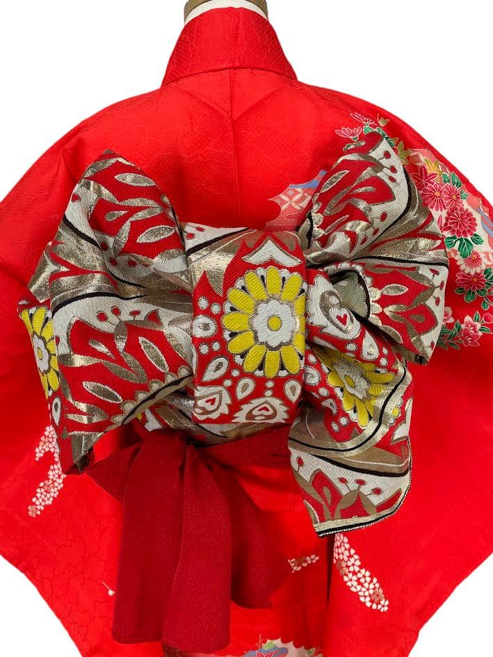 正絹 七五三 女の子 7歳 セット