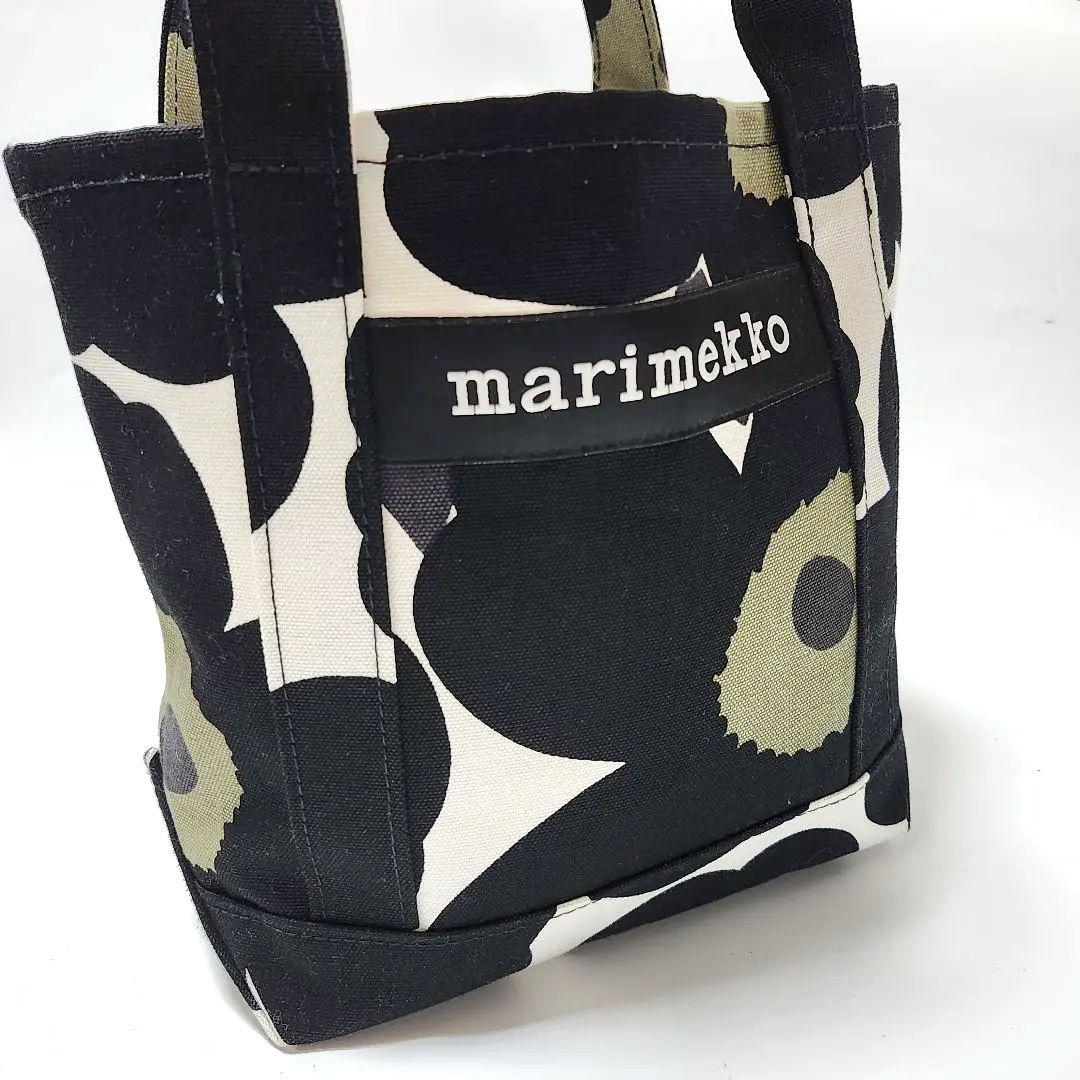 美品 マリメッコ marimekko ピエニ ウニッコ セイディ バッグ 黒
