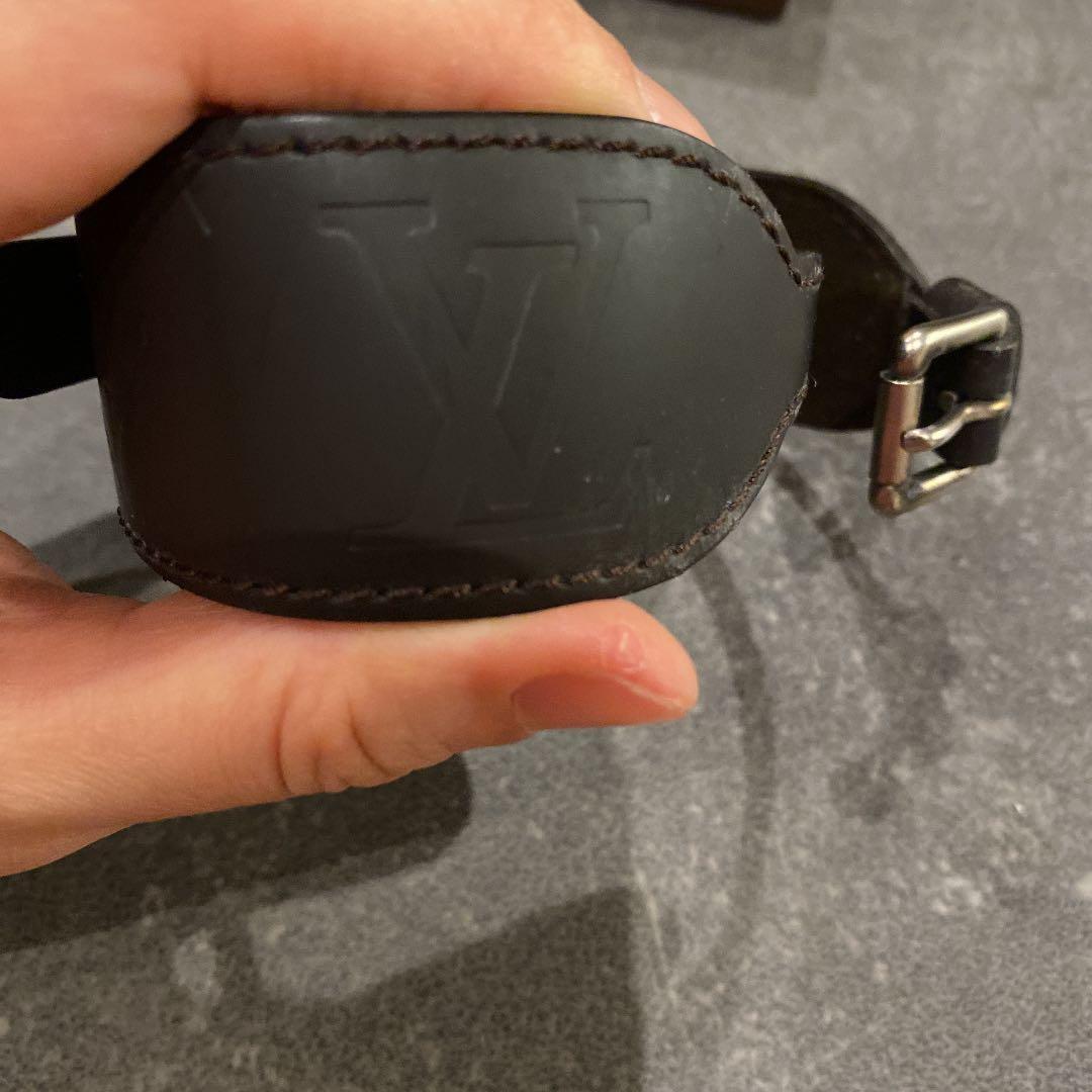 LOUIS VUITTON ルイ ヴィトン ブラスレフォース レザーブレスレット