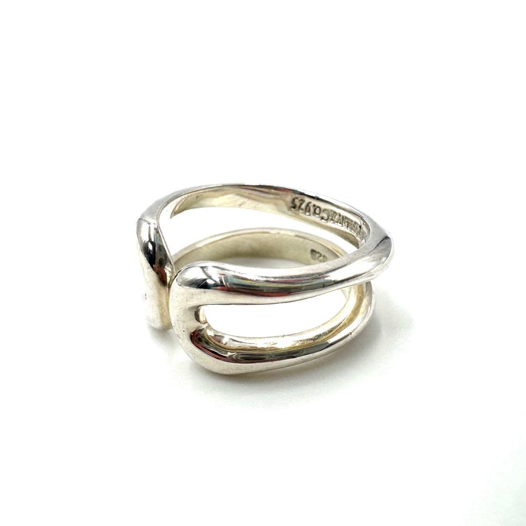【美品】TIFFANY ティファニー シルバーリング 9号 SV925