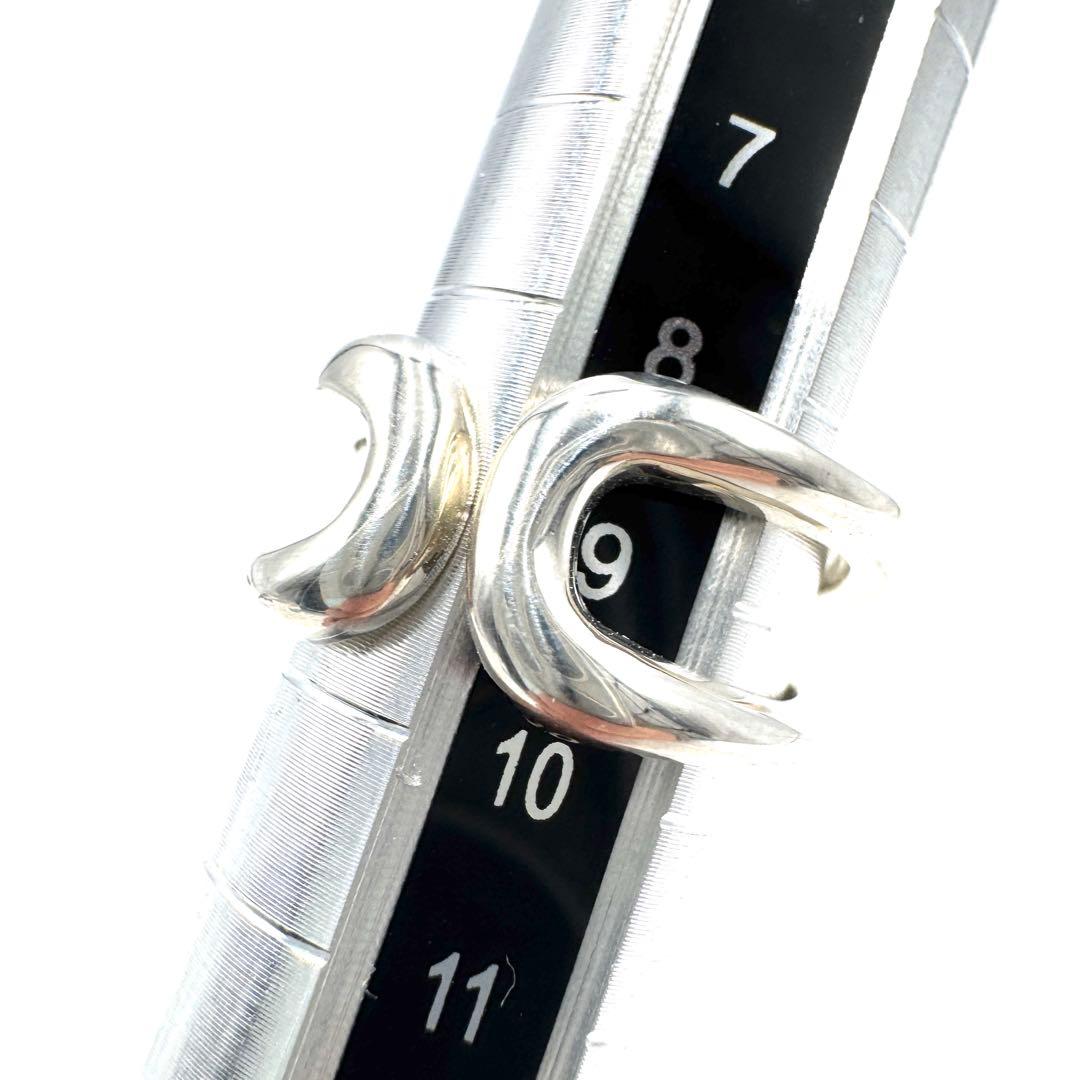 【美品】TIFFANY ティファニー シルバーリング 9号 SV925