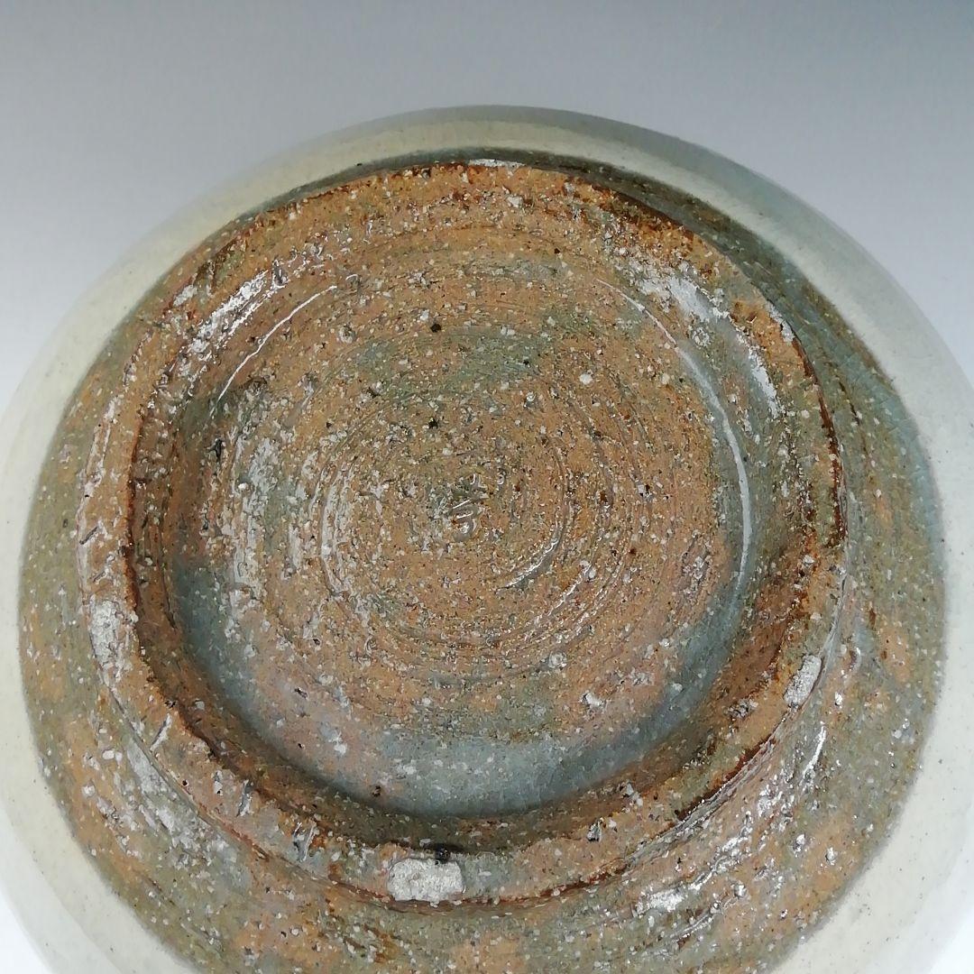 Ｔ８４３　水指　『粉引水指』『奥村考山 造』　共箱　茶道具