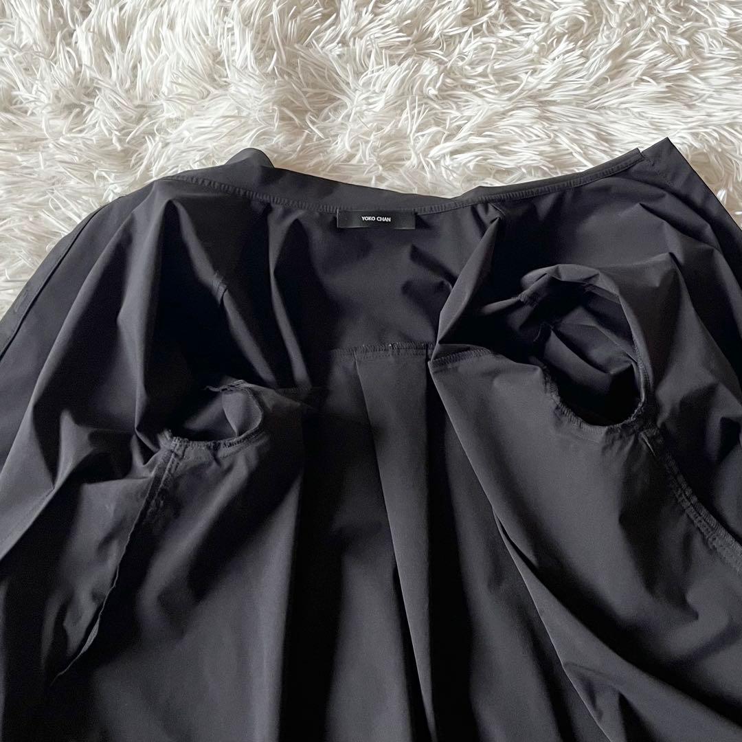 極美品✨ ヨーコチャン ショートスリーブサイドラッフルブラウス 25年モデル