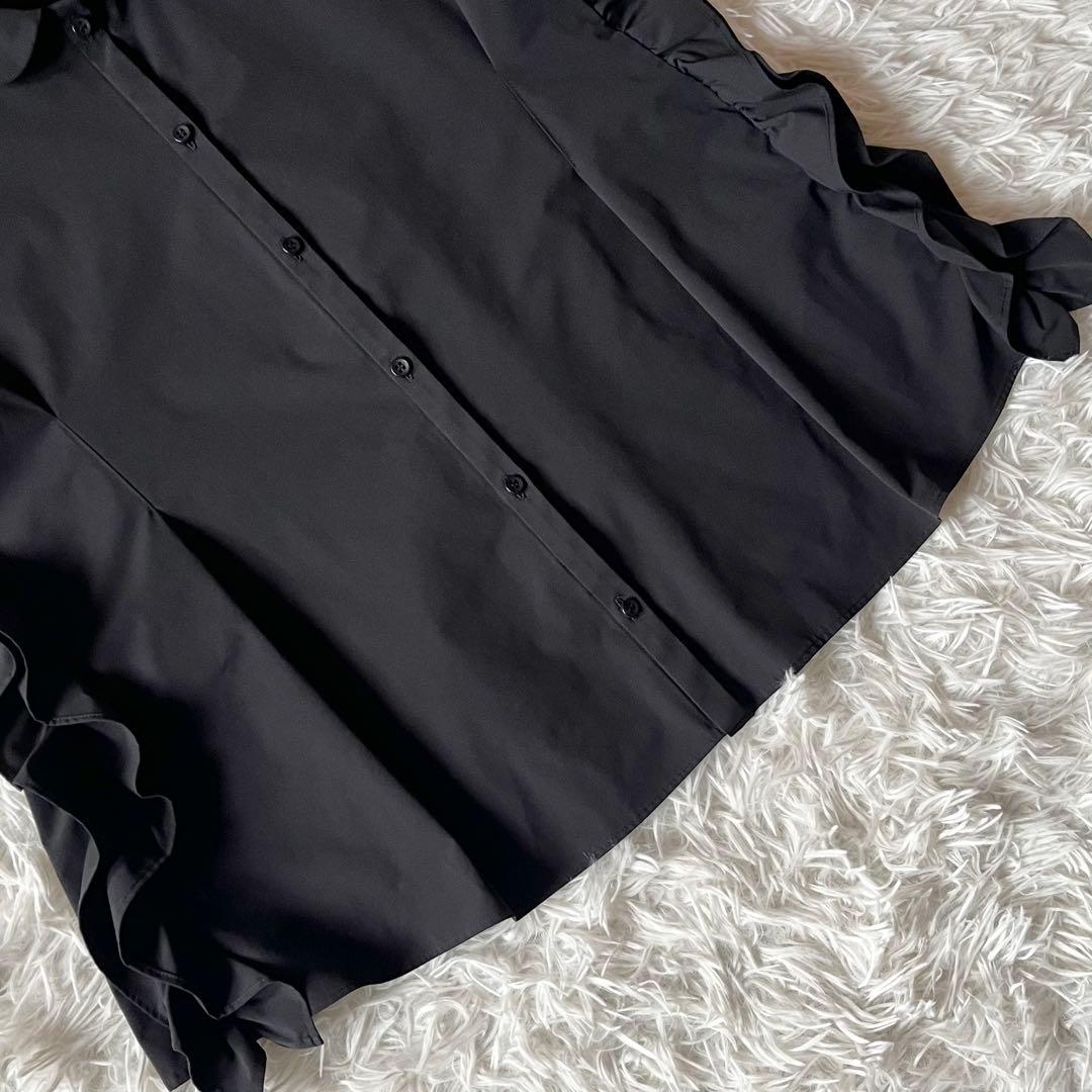 極美品✨ ヨーコチャン ショートスリーブサイドラッフルブラウス 25年モデル