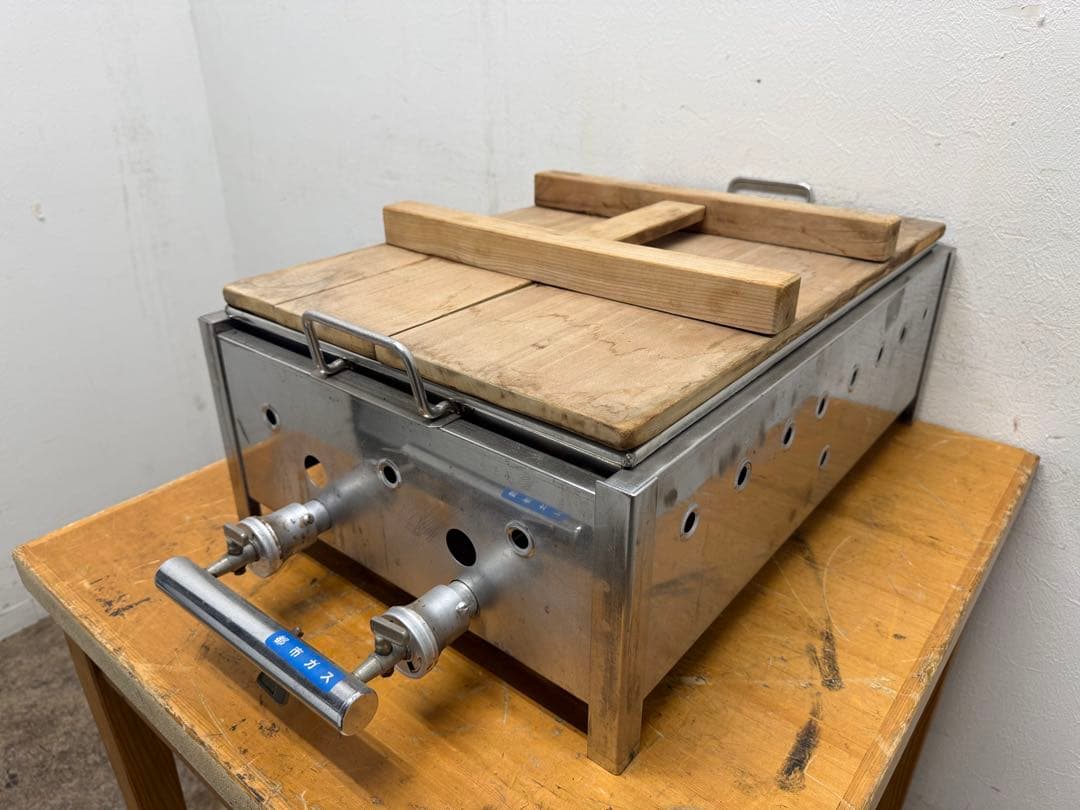 おでん鍋　６つ切り　２連　都市ガス　居酒屋　W７２０ｘD４００ｘH２２０ｍｍ