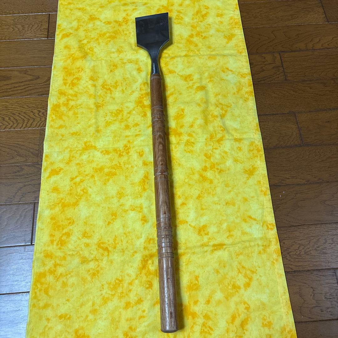 氷彫刻用　ノミ平95㎜全長77cm特大