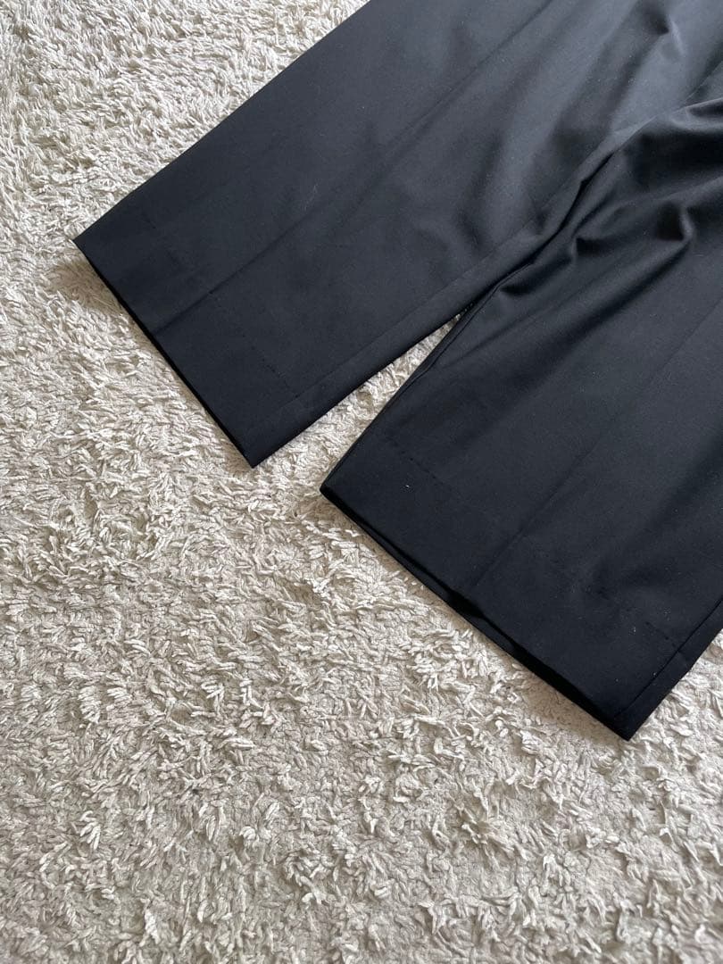 エイチビューティーアンドユース　トロピカルハイウエストサスペンダーパンツ S