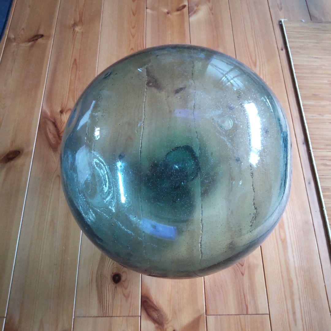 ガラス 浮き玉 特大 縁起物