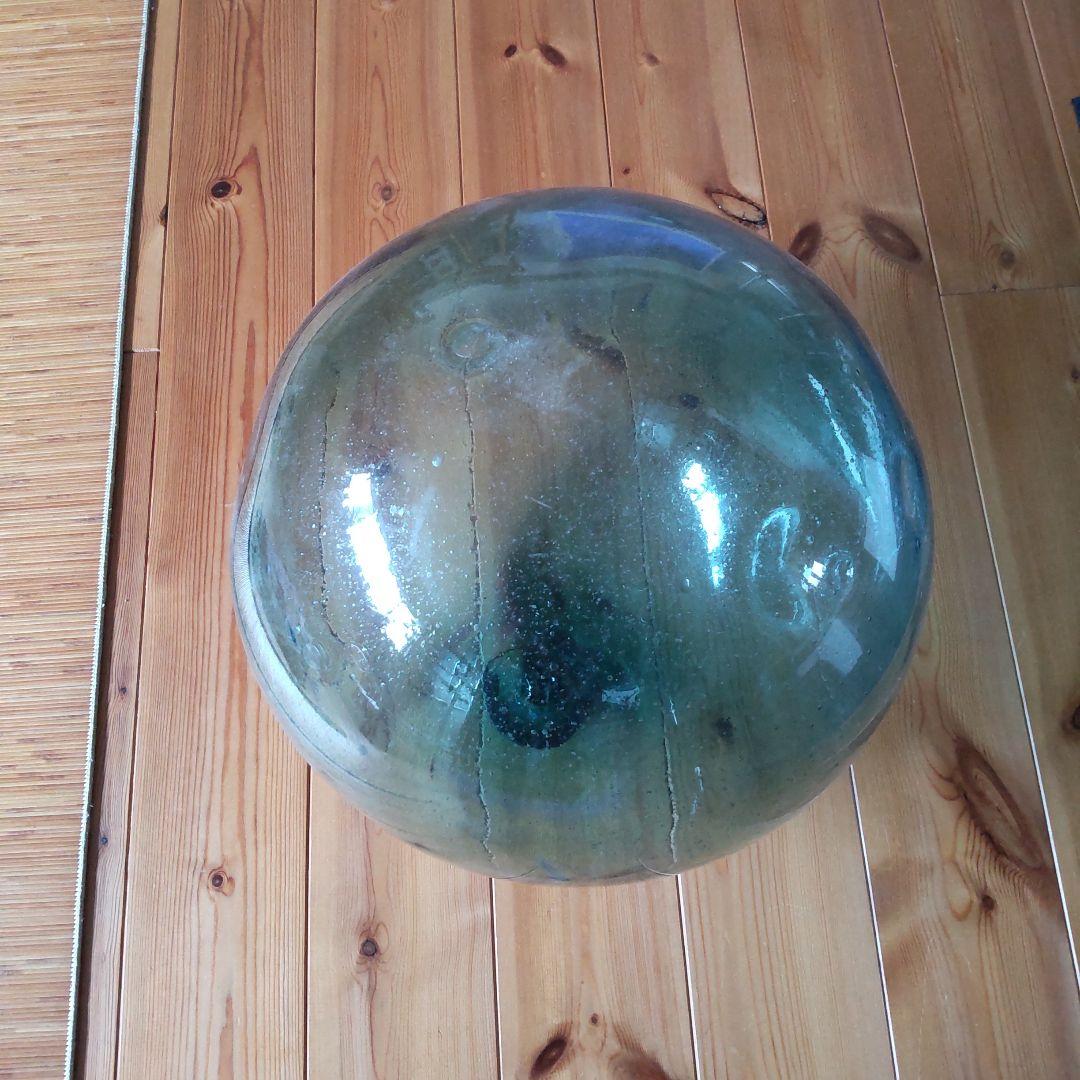 ガラス 浮き玉 特大 縁起物