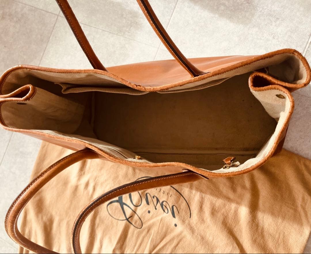 【正規品】シセイCisei 941 本革／定価22万円レザートートバッグキャメル