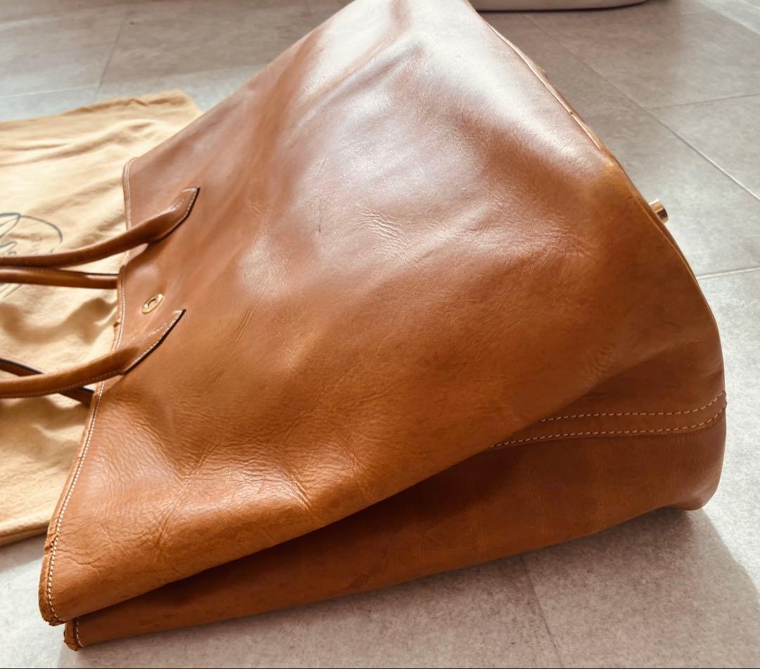 【正規品】シセイCisei 941 本革／定価22万円レザートートバッグキャメル