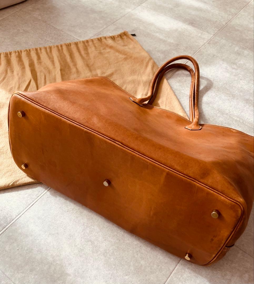 【正規品】シセイCisei 941 本革／定価22万円レザートートバッグキャメル