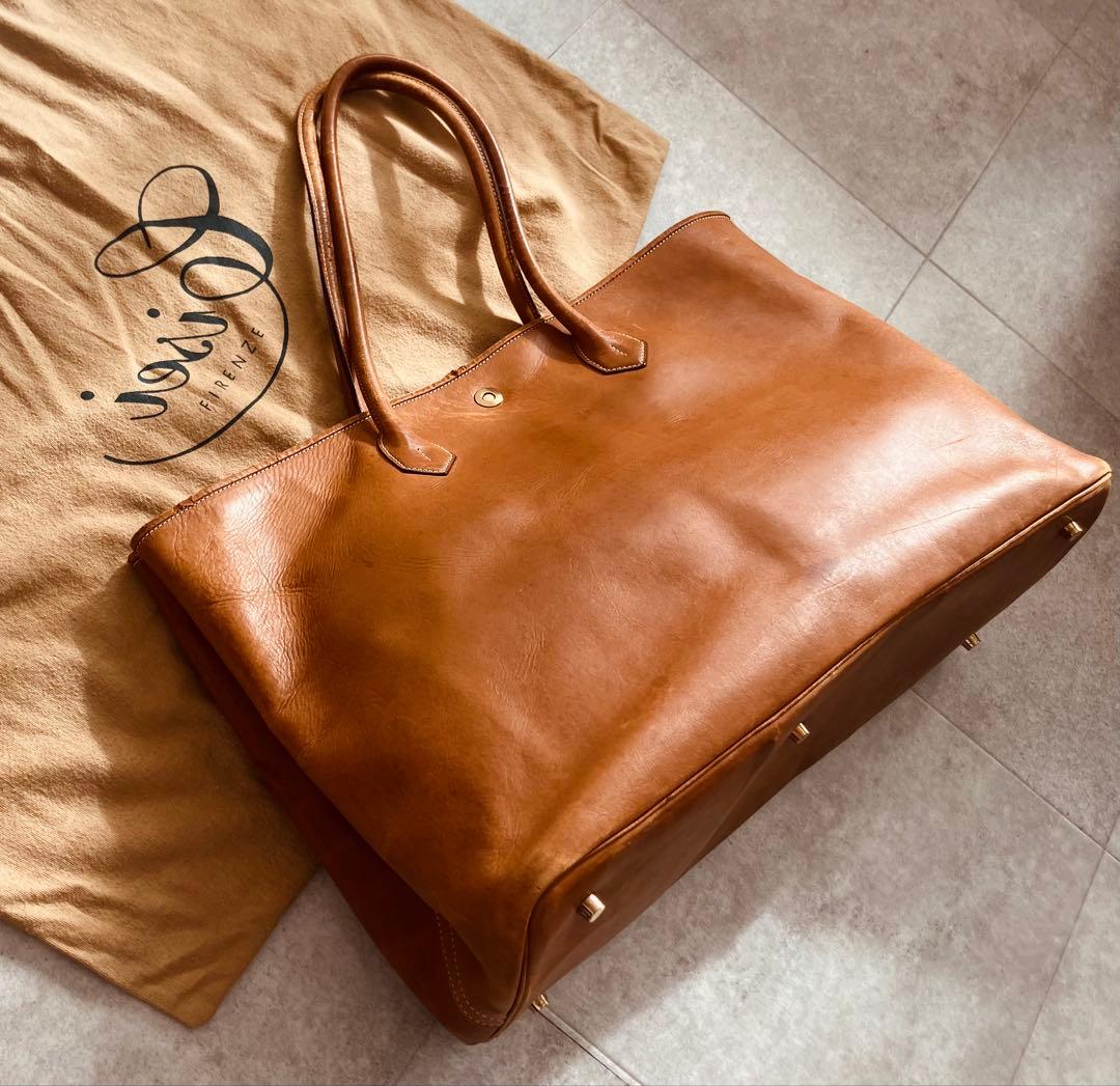【正規品】シセイCisei 941 本革／定価22万円レザートートバッグキャメル