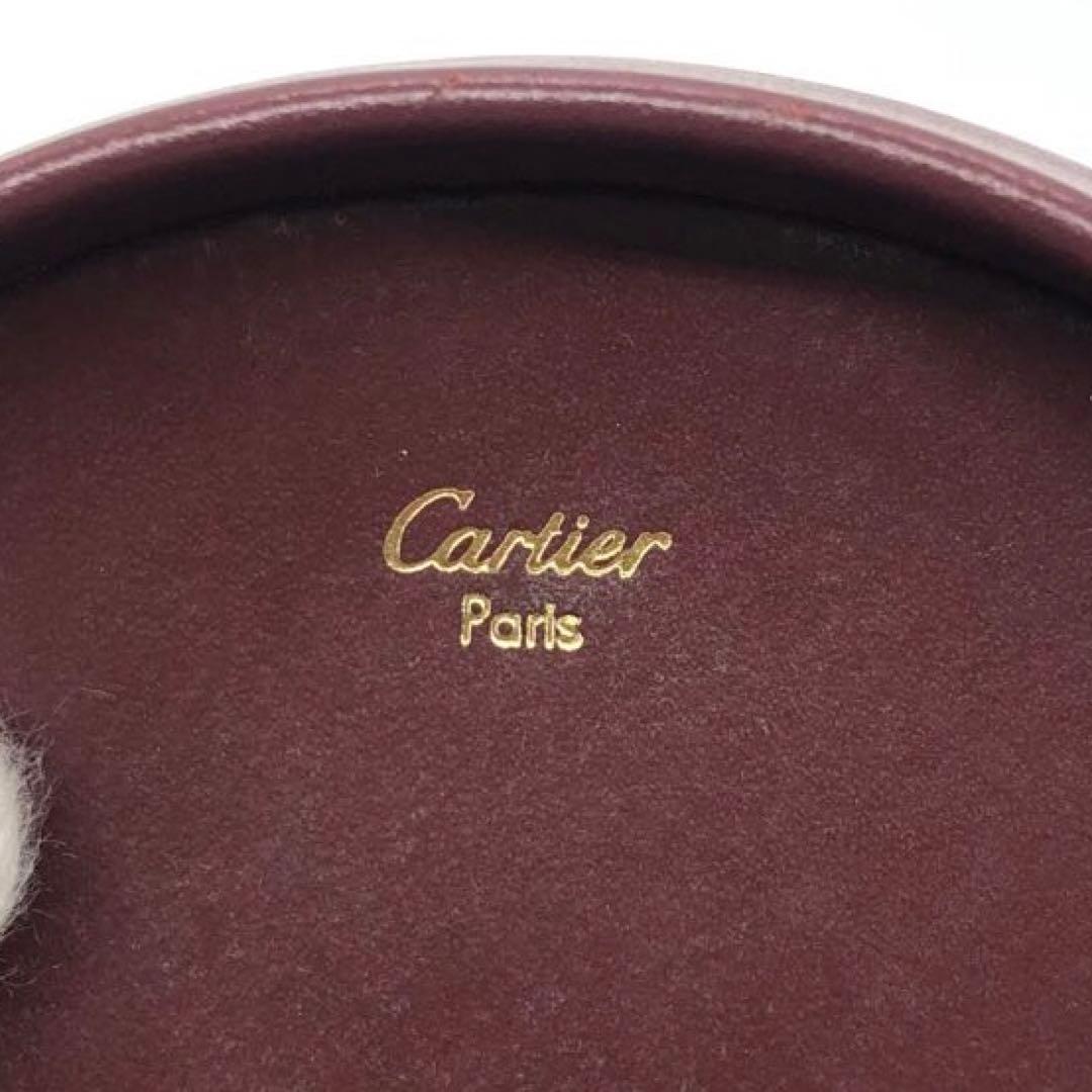 未使用級✨カルティエ レザー　ケース ボルドー