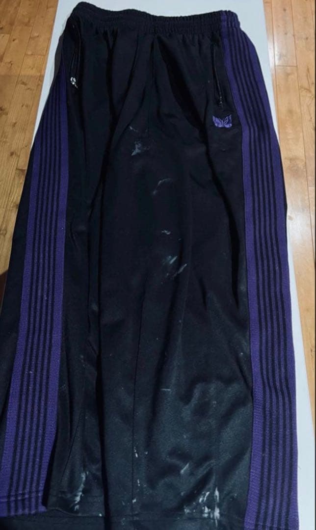 梅*ょ様 Needles ヒザデル 黒紫 ＆ Needles×UNIQLO カー