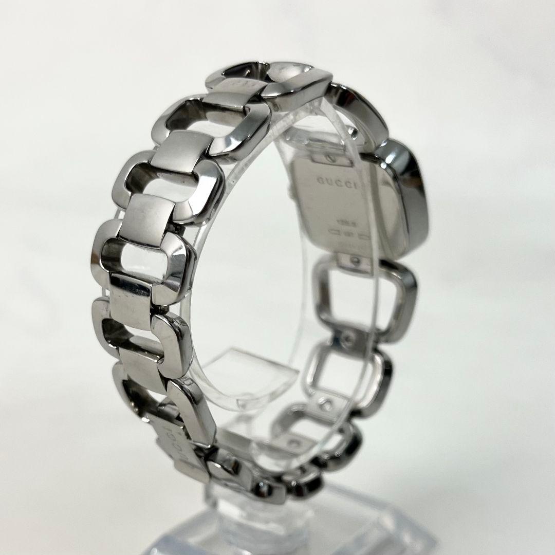 【稼働】 GUCCI 125.5 Gコレクション スクエア 腕時計 シルバー