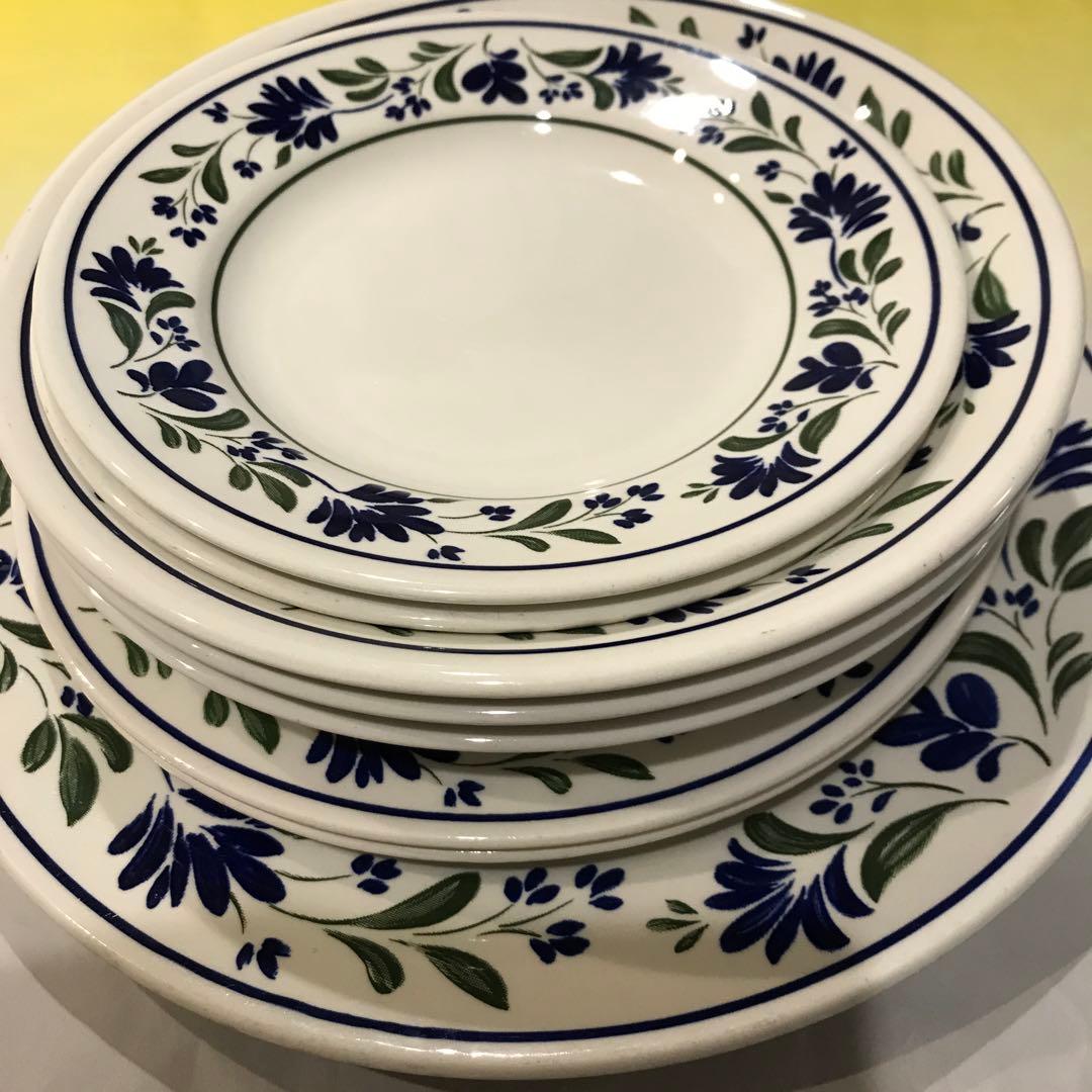 チャーチル社　ザルツブルクシリーズ　プレート8枚セット　英国　ビンテージ　廃盤