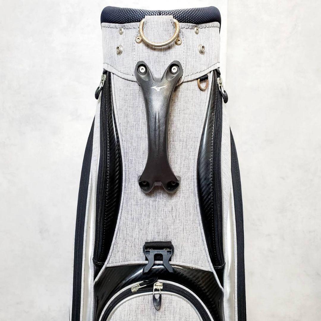 MIZUNO ミズノ キャディバッグ ゴルフバッグ グレー