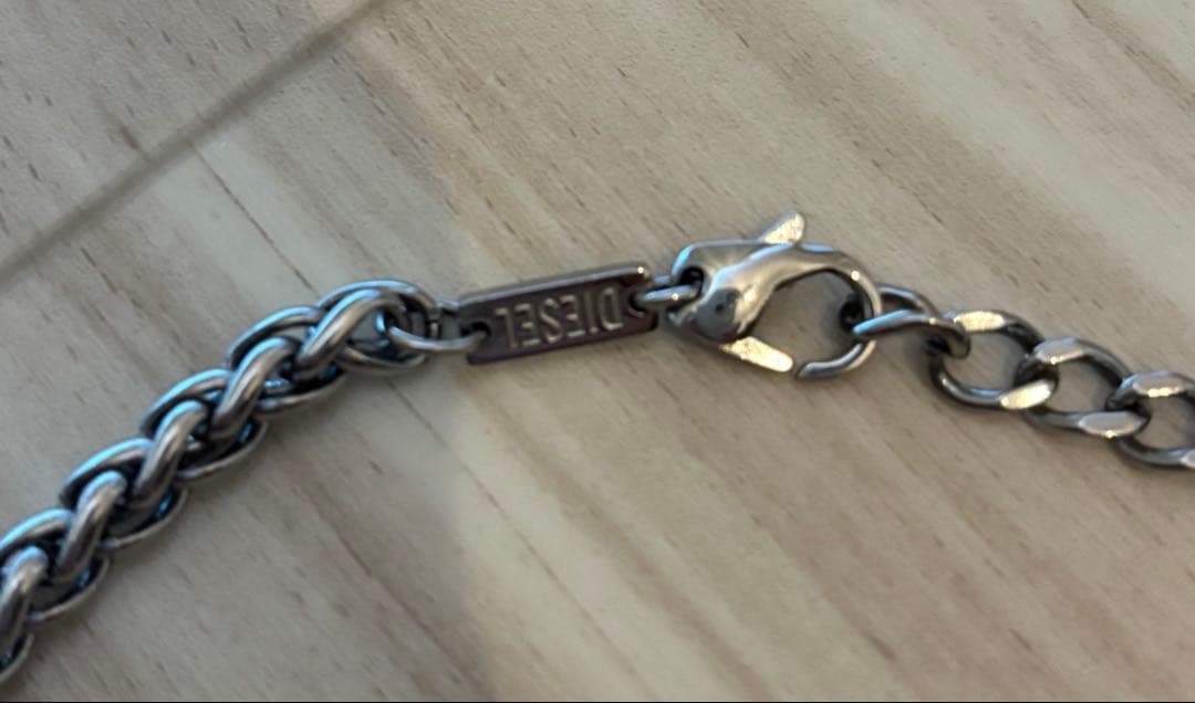 DIESEL シルバー チェーンネックレス