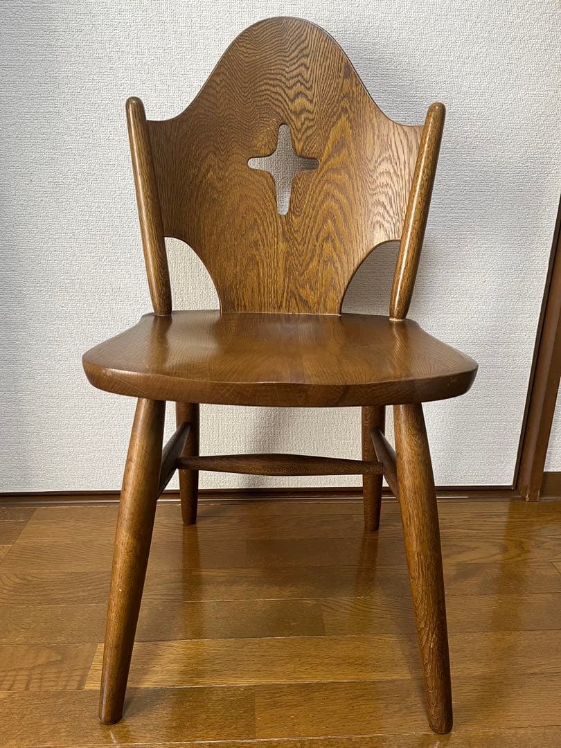 ②WINDS太平 ダイニングチェア チャーチチェア 十字架 飛騨家具
