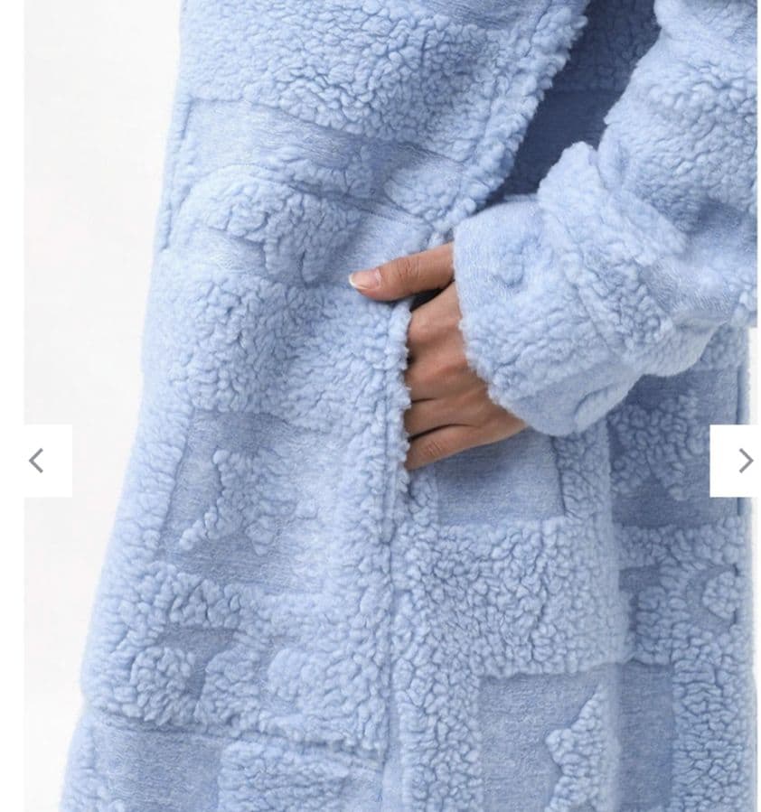 新品タグ付き ワコール ツモリチサト ローブ ガウン ルームウェア ボア L