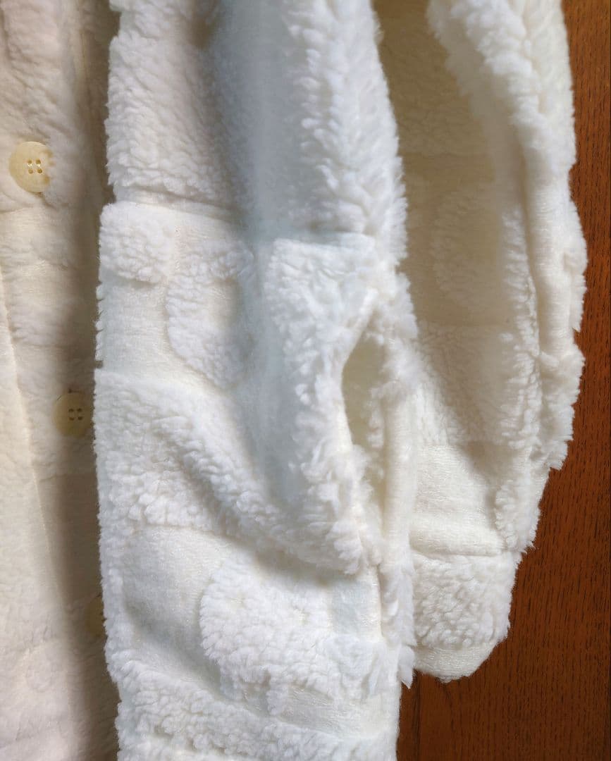 新品タグ付き ワコール ツモリチサト ローブ ガウン ルームウェア ボア L