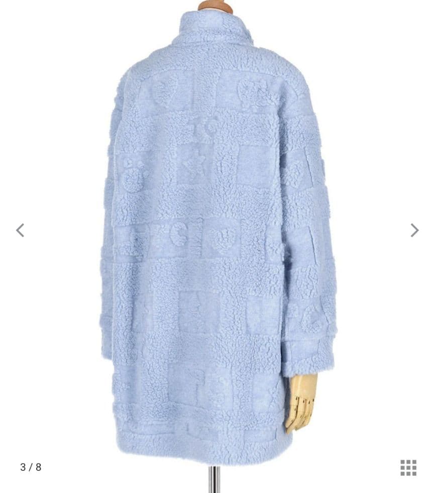 新品タグ付き ワコール ツモリチサト ローブ ガウン ルームウェア ボア L