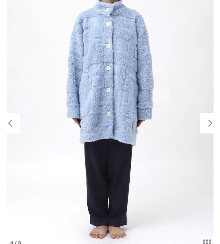 新品タグ付き ワコール ツモリチサト ローブ ガウン ルームウェア ボア L