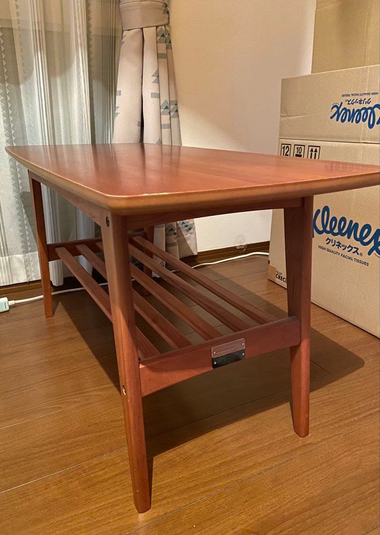 限定商品 特別仕様カリモク60×カリモクコラボ　チェリーウッド リビングテーブル