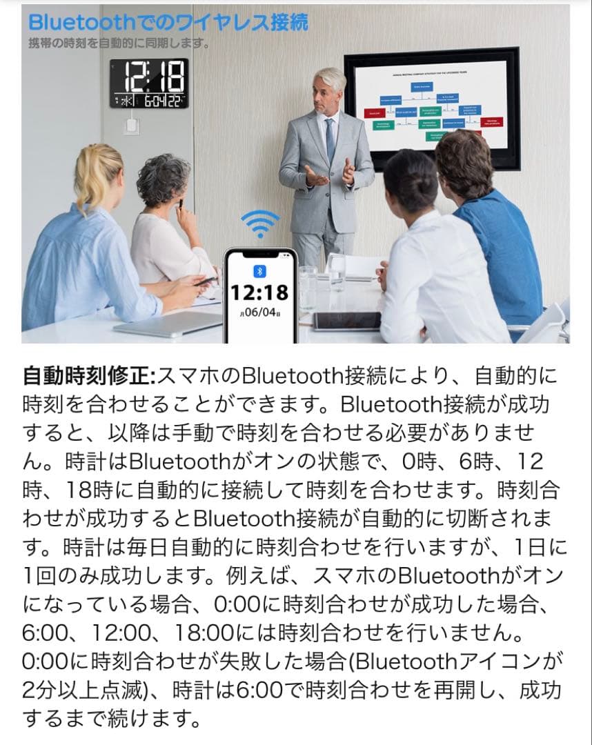 Xflyee デジタル時計