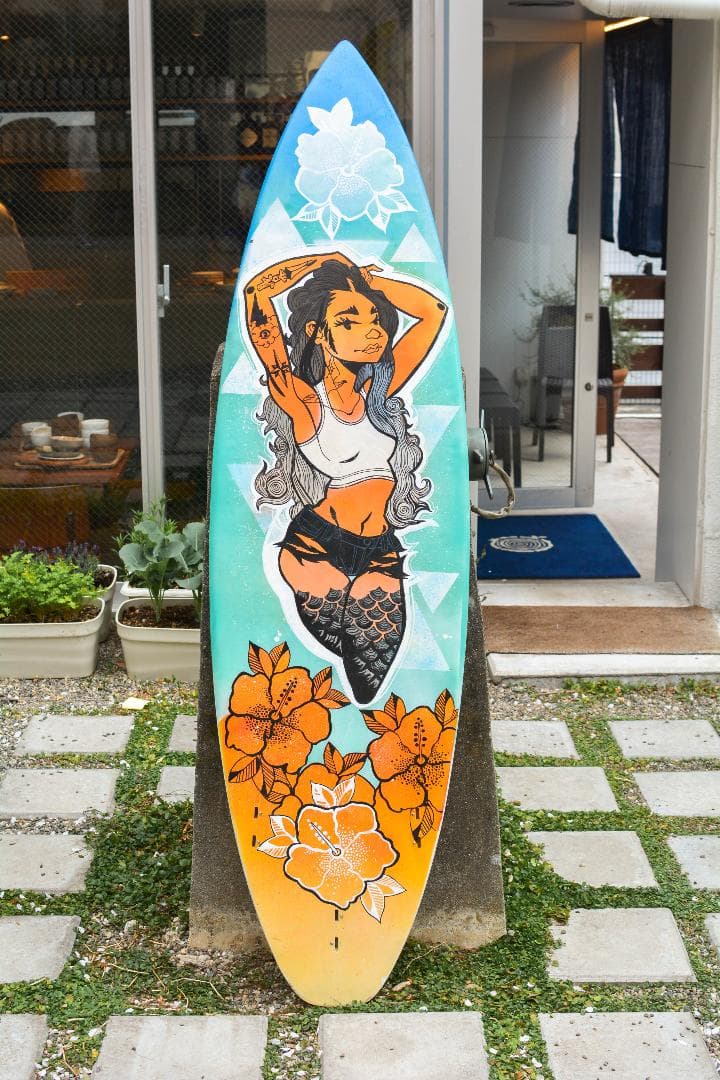 サーフボード（ハンドペイント）値下げ中